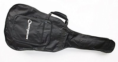 Gitarrentasche Gig Bag für Akustik Bass + Gurt