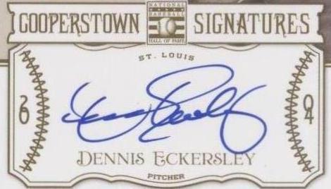 2013 Panini Cooperstown Collection - Dennis Eckersley #HOF-DEN