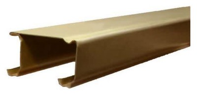 Johnson Hardware JH1138G72 1138 Series 70'' Steel Track for Bypass - Gold