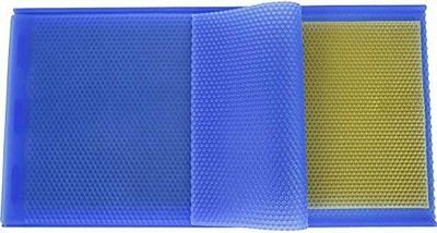 SILICONE BEESWAX MOLD Impression for Candle Making Foundation Sheets Blue MULTI