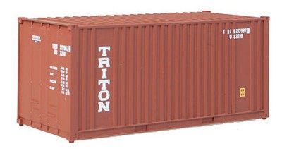 Walthers-Acc 20' Container Triton - HO Scale Model Train Freight Car Load
