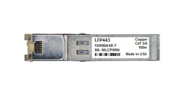 BLACK BOX LFP443 compatible 1000BASE-T SFP-T copper 10/100/1000-Mbps Copper RJ45