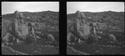 Syria Ackhouf Akhouf, or Bqaa Kafra? a strange village built high - Old Photo 1