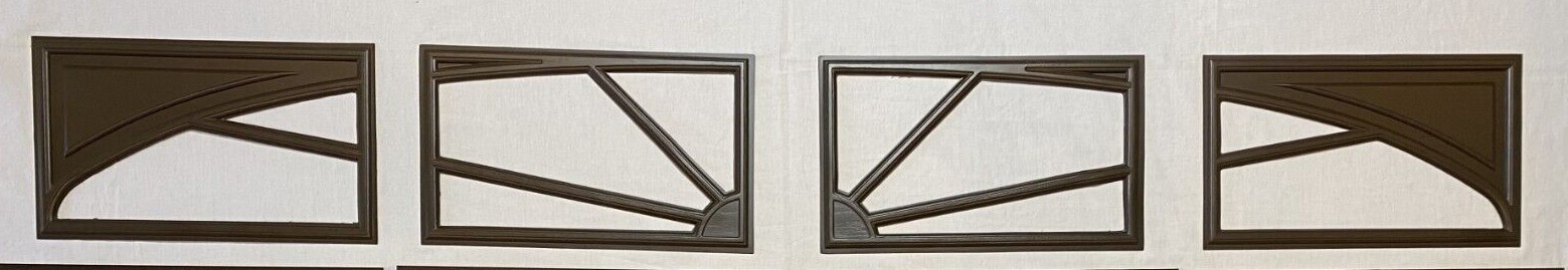 Dark Brown Amarr Garage Door Window Kit Short Panel Frame Insert Glass Options Dark Brown Amarr Garage Door Window Kit Short Panel Frame Insert Glass Options