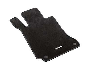MERCEDES-BENZ R230 SL CLASS CARPETED FLOOR MAT SET MATS 2003-2012 GENUINE BLACK