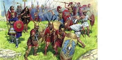 Zvezda 8034 1/72 Lot de Figurines République Rome Infanterie Neuf