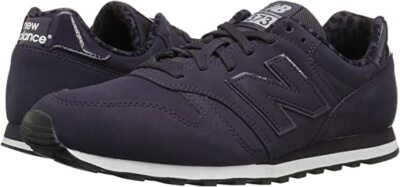 New Balance Women's 373 V1 Sneaker, Purple/Black, 8 B US