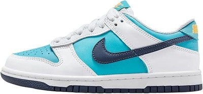 Кроссовки для больших детей Nike Dunk Low BG Dusty Cactus/Thunder Blue (HF4794 345)