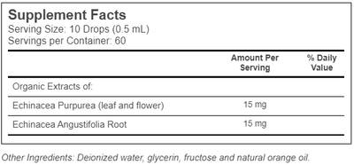 ChildLife Echinacea Natural Orange Flavor 1 fl oz