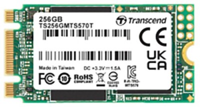 Transcend MTS570T 256GB 3D TLC 560MB/s M.2 2242 SATA III Solid State Drive SSD