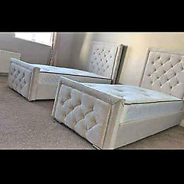 Brand new Hilton bed and Mattress with headboard available here