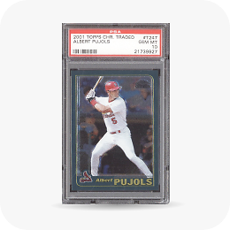 Albert Pujols baseball card linking to baseball cards
