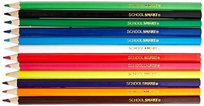 School Smart Colored Pencil Classroom Pack Assorted Colors 4