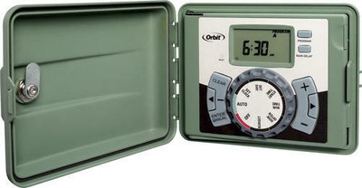 9 Station Indoor Outdoor Large LCD Dial Irrigation Timer 3 Program Water Control