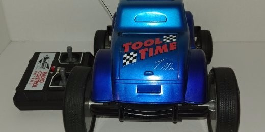 (Rare)Tim Allen, decal signed, Tool Time,Home Improvement  RC,Ford Coupe