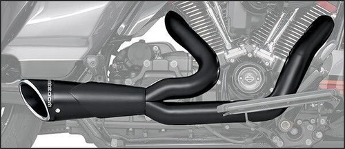 Freedom Performance Combat 2 Into 1 Shorty Exhaust Black