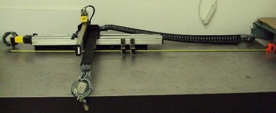 PARKER COMPUMOTOR DUAL 2 AXIS 406 802 XY MOTORIZED LINEAR POSITIONER VIX DRIVES