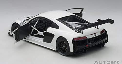 Audi R8 FIA GT GT3 Plain Color Version White 1/18 Model Car By Autoart 81602 - Picture 8 of 10