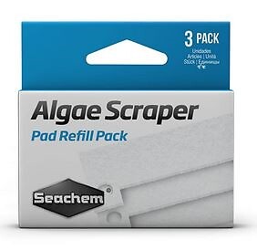 Seachem Algae Scraper Replacement Scrubber Pads (3 Pack) Fish Tank Aquarium