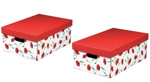 Aufbewahrungsboxen für den Wohnbereich mit Griff aus Karton