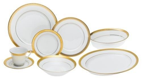 VINTAGE MCM NORITAKE Goldhill 6613 Service for 12 All 96 pieces