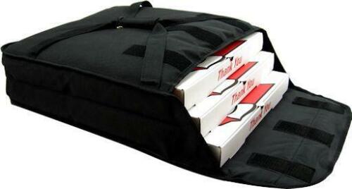 Pizza Delivery Bag Insulated(Holds upto Two 16" or Three 18" Pizzas) Black