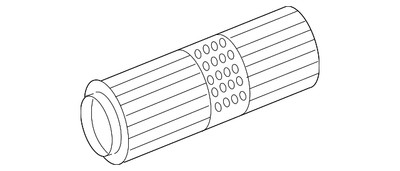 Genuine Porsche Air Filter 987-110-133-01