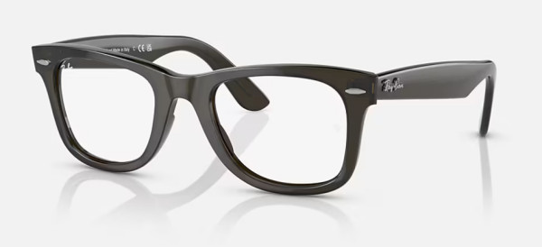 Occhiali da vista Ray Ban RB4340V 8418 uomo donna plastica Wayfarer verde