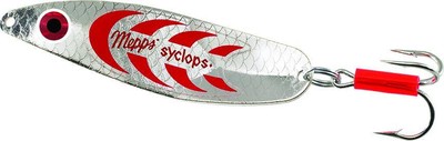 Mepps SY3 S Syclops Spoon, 3 1/2'' 1 oz, Treble Hook, Silver