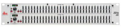 DBX 231S Dual 31 Band Graphic Equalizer Pro Audio Rack Mount EQ + Low Cut Filter
