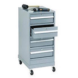Global Industrial 3 Drawer Tool Toter Steel Gray