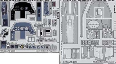 Eduard-Models BAC Lightning F2A Interior Details - Plastic Model Aircraft