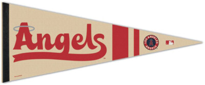 LOS ANGELES ANGELS Official MLB City Connect Style Premium Felt 12x30 PENNANT