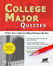 College Major Quizzes: 12 Easy Tests to Discover Wh... | Buch | Zustand sehr gut