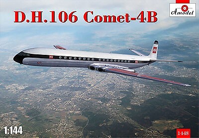 A Model from Russia 1448 1:144 DH106 Comet 4B Passenger Airliner Aircraft Kit