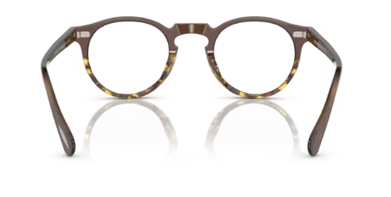 Pre-owned Oliver Peoples 0ov5186 Gregory 1756 Espresso 382 Gradient 45mm Men's Eyeglasses In Clear