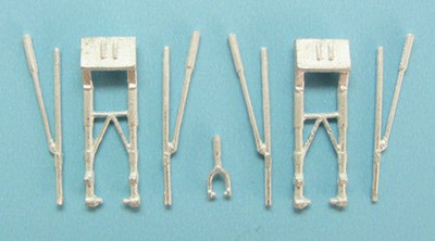 Avro Lancaster Landing Gear For 1/144th Scale Amodel SAC 14409