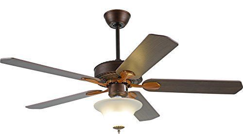 Vidrio White Ventiladores de techo Rústico/primitivo