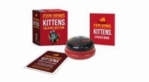 Exploding Kittens: Talking Button by Exploding Kittens LLC (2019, Trade ...