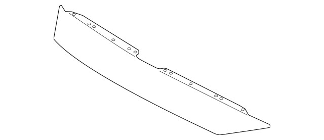 2014-2015 Mazda 6 OEM Front Upper Radiator Grille Protector GHP9-50-033C-50