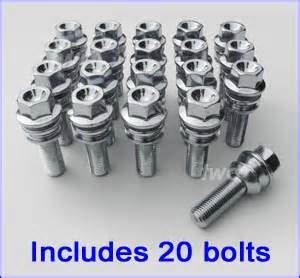 20 New Extended Porsche Alloy Wheel Bolt To Suit OE Wheel,48mm Thread 911