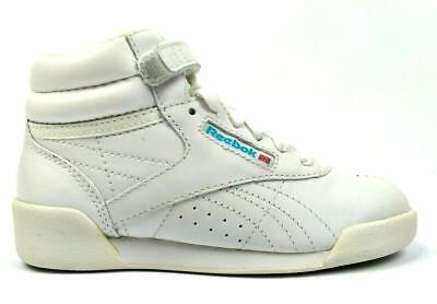 Reebok Girl's Walking Shoes Freestyle Hi Classic Lace Up Lightweight New