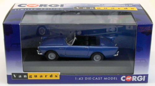 Miniature Vanguards 1/43 Sunbeam Alpine Cabriolet - Bleue - Neuve