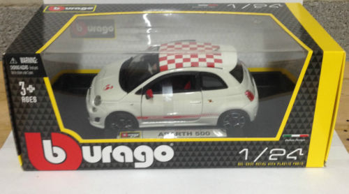 1/16 Burago Fiat 500 Abarth 1965 cod.3334 Gold Collection | eBay UK