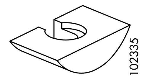 Spare Hardware Parts Bed Frame Crescent Nut for HEMNES (Replacement for IKEA ...