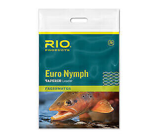 Rio Fly Fishing Techincal Euro Nymph 14ft Leader w/ Tippet Ring