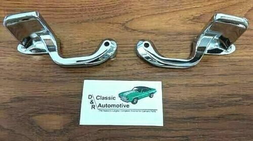 Door Handle Set 4-door Inside Chrome 59-67 Impala Cutlass Skylark Bonneville GP