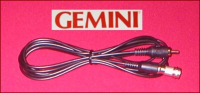 6Ft RCA Cable & RF Coax TV Adapter for the Coleco Gemini Atari 2600 Clone System