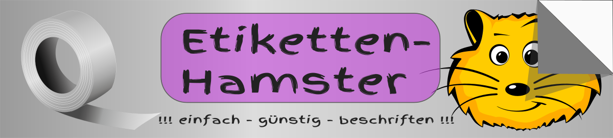 Etiketten-Hamster