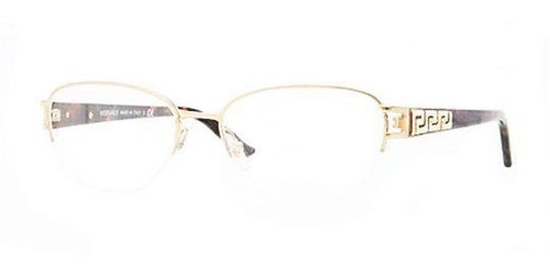 VERSACE Eyeglasses Frames Brown Clear Silver RAP8804aa RC007 